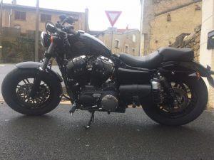 Sacoches Myleatherbikes Harley Sportster Forty Eight (50)